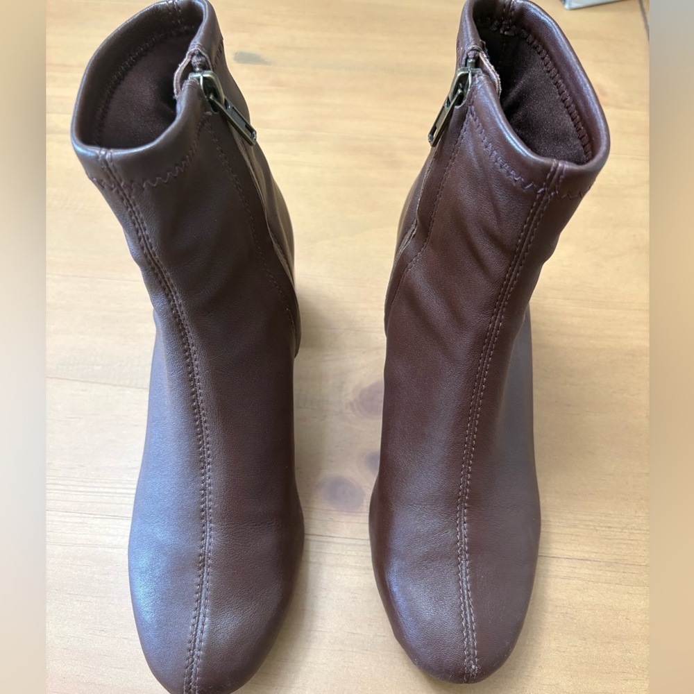 Madewell Leather Boots - Brown, 7